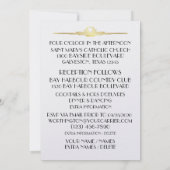 デコ結婚コンテンポラリース/イベント招待状 招待状 (裏面)