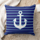 デコ航海のーいかり・ネーストライプのビー クッション (ブランケット)