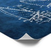 デコ航海のールセーリングプリント#4セーラーへの贈り物 ポスター (角)