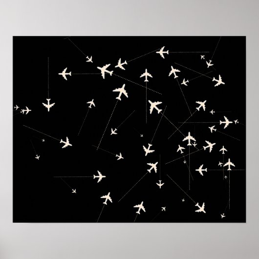 デコ航空ルートを旅行する ポスター (正面)
