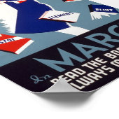 デコ芸術品を気取った読ス ポスター (角)