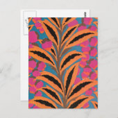 デコ葉オレンジ ポストカード (正面/裏面)