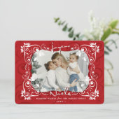 デコ葉スミスタレトゥーズJoyeux Noelクリスマスフォト シーズンカード (スタンド正面)