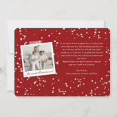 デコ葉スミスタレトゥーズJoyeux Noelクリスマスフォト シーズンカード (裏面)