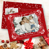 デコ葉スミスタレトゥーズJoyeux Noelクリスマスフォト シーズンカード