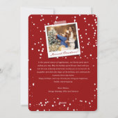 デコ葉スミスタレトゥーズJoyeux Noelクリスマスフォト シーズンカード (裏面)