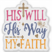 デコ鮮やかールへの聖句シール シール (正面)