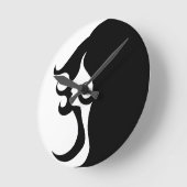 デコ・ウーモダンマン ラウンド壁時計 (傾斜)