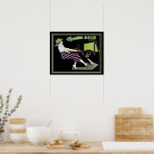 デコ「オーバーランド」ロードスター広告 – Coles Phillips 16x20 ポスター (キッチン)