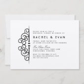 デコ フリッシュ リハーサル ディナー 招待状 (正面)