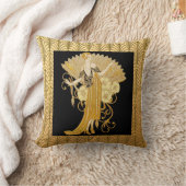 デコ・レディ・ウィズ・ザ・ファン クッション (ブランケット)