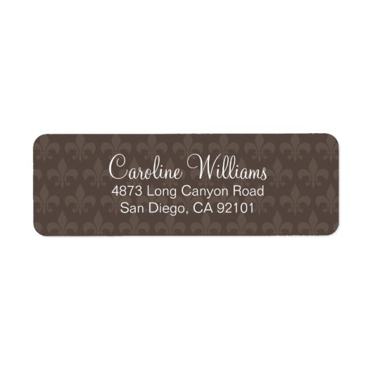 デコ（紋章の）フラ・ダ・リ ラベル (正面)