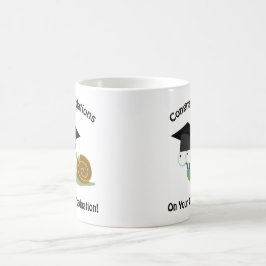 デコ snail おめでとう コーヒーマグカップ