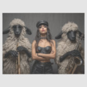 デコpage 2羊&シックバンド 薄葉紙 (正面)