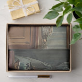 デコpage 3小さな豚の服のキッ市松模様にチッチ 薄葉紙 (ギフト)