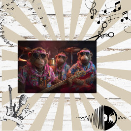 デコpage 3 Monkey's Tropical Band 薄葉紙