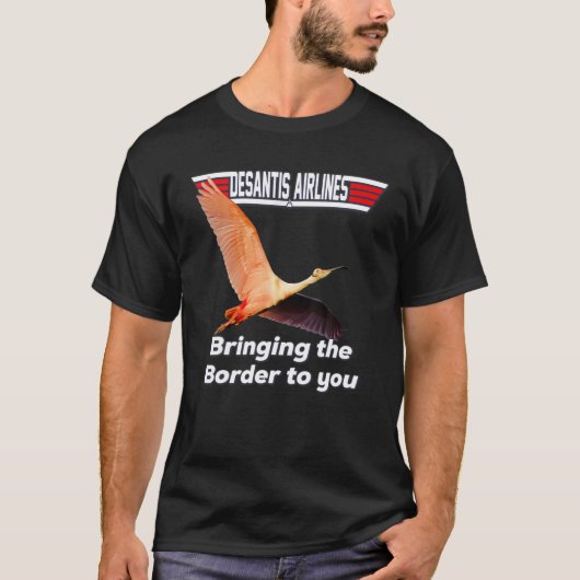 デサンティス航空お縁ど客にお花屋さん Tシャツ (正面)