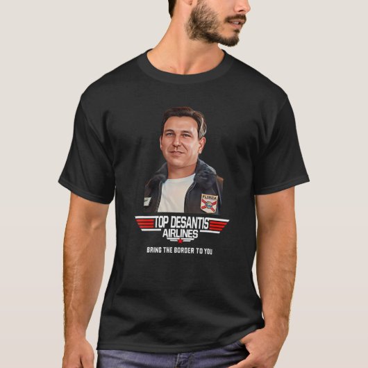 デサンティス航空縁ど便でマーサ Tシャツ (正面)