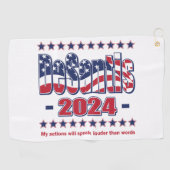 デサンティス2024 ゴルフタオル (横)