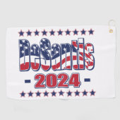 デサンティス 2024 大統領 ゴルフタオル (横)