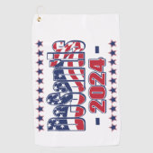 デサンティス 2024 大統領 ゴルフタオル (正面)