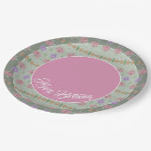 デザイかわいらしナパーティー供給 ペーパープレート (アングル)