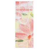 デザイかわいらしナーサンゴ花 ワインギフトバッグ (裏面)