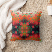 デザイはっきりしたナ装飾用クッション（赤） クッション (ブランケット)