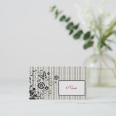 デザイエレガントナー名刺テンプレート 名刺 (スタンド正面)