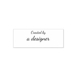 デザイカスタムナーブランドで作成 セルフインキングスタンプ