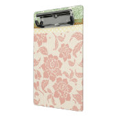 デザイカラフルナー用パステルレースパターン ミニクリップボード (アングル2)
