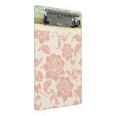 デザイカラフルナー用パステルレースパターン ミニクリップボード (アングル)