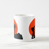 デザイクールナーマグ大好きハイキング コーヒーマグカップ (中央)