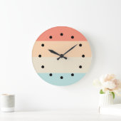 デザイストライプナーのパターンのキッチンの壁の装飾の時計 ラージ壁時計 (ホーム)