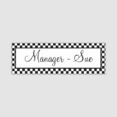 デザイナの個人用設定 名札 (正面)