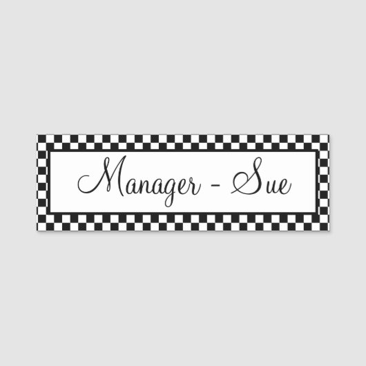 デザイナの個人用設定 名札 (正面)