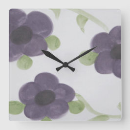 デザイナの時計 スクエア壁時計