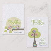 デザイナーかわいいモダンはファッションビジネスカードをからかいます 名刺 (正面/裏面)