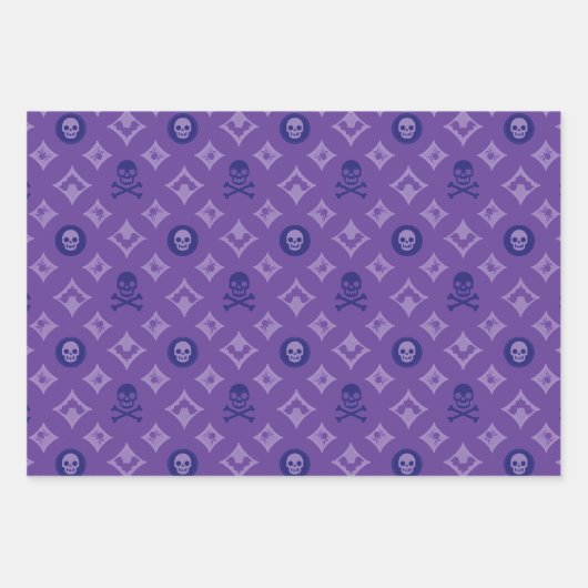 デザイナーのハロウィン！ルイインスパイアスの ラッピングペーパーシート (正面)