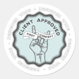 デザイナーの勝ち#1 ラウンドシール