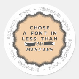 デザイナーの勝ち#2 ラウンドシール