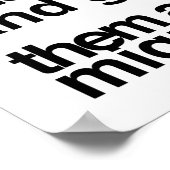 デザイナーの友人に迷惑を掛ける方法 ポスター (角)