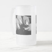 デザイナーの爪 フロストグラスビールジョッキ (正面左)