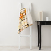 デザイナーの花の毛布 シェルパブランケット (インサイチュ)