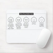 デザイナーの苦痛または気持ちのスケールのマウスパッド マウスパッド (マウス)