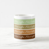 デザイナーはコーヒー・マグを着色します コーヒーマグカップ (中央)