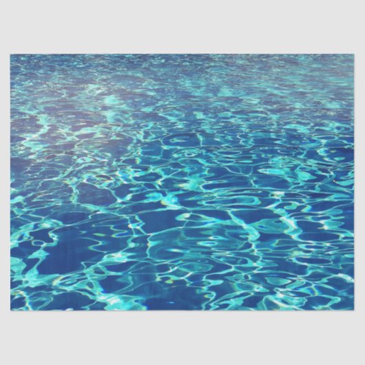 デザイナーアクアプール波打ち水 薄葉紙 (正面)