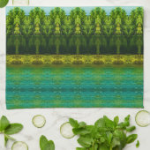 デザイナーアクセント キッチンタオル (折り畳み)