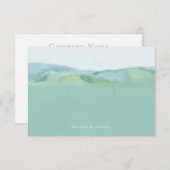 デザイナーイヤリング表示カード エンクロージャーカード (正面/裏面)