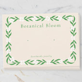 デザイナーイヤリング表示カード エンクロージャーカード